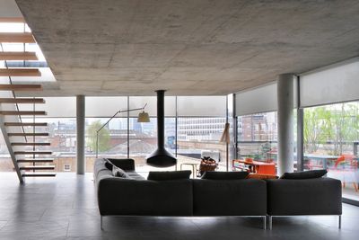 Rolgordijnsystemen, SG 4930, Multiscreen 1-10%, Room shot "Bateman's Row Penthouse Apartment", London, United Kingdom