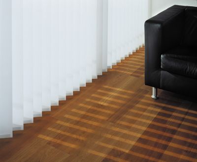 Systèmes de rideaux à bandes verticales, Function, Room shot