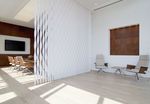 Verticale lamelgordijnsystemen, SG 2900, Multi Visio, room shot ""Office Gehrke econ in the Torhaus", Hannover, Germany, Vertical Waves