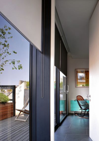Rolgordijnsystemen, SG 4910, Multiscreen 1-10%, Room shot "Bateman's Row Penthouse Apartment", London, United Kingdom