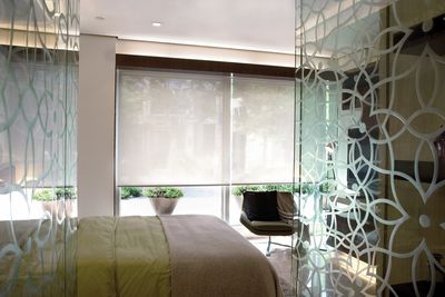 Rolgordijnsystemen, Customer Fabrics, Room shot "Residence 8", Shanghai, China