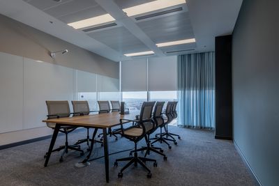 Rolgordijnsystemen, SG 4910, Versascreen 1-10%, Virgin Money, Glasgow, Scotland, United Kingdom