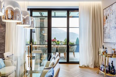 Gordijnsystemen, SG 5600, Customer Fabrics, Villa at the lake, Lucerne, Switzerland