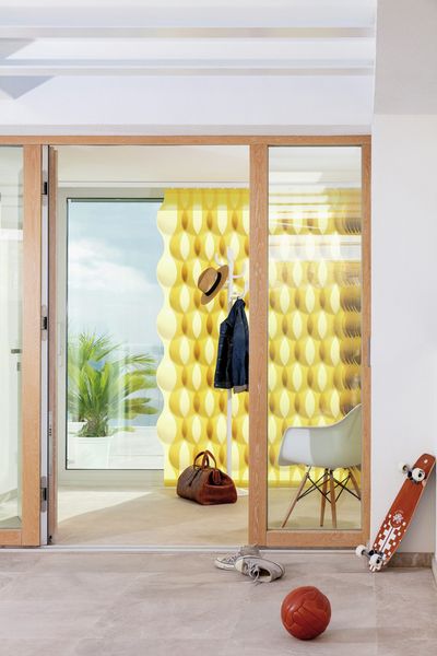 Verticale lamelgordijnsystemen, SG 2950, Multi Visio, Casa Violi, Mallorca, Spain, Vertical Waves