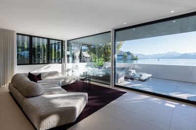 Tringles à rideaux à tirage électrique, SG 5600, Colorama 2, Private House, Seewalchen am Atterseee, Austria