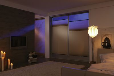 Geplooide blindsystemen, SG 8500, DUETTE® Fixé Elan Dark, Col 20069, BB35