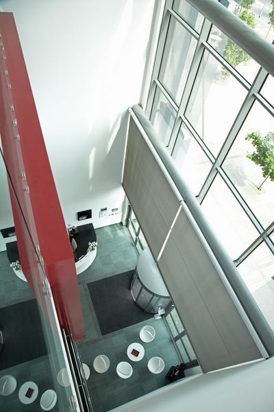 Systèmes stores enrouleurs, Multiscreen 1-10%, Room shot " Northern Design Centre", Gateshead, United Kingdom