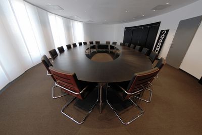 Paneelgordijnsystemen, SG 2700, Colorama 1, Room shot "Vorsorgeinstitut", Düsseldorf, Germany