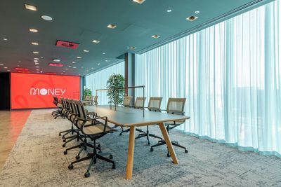 Gordijnsystemen, SG 5600, Colorama 1, Virgin Money, Glasgow, Scotland, United Kingdom