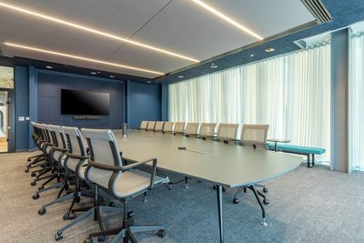 Systèmes de rideaux, SG 5600, Colorama 1, Virgin Money, Glasgow, Scotland, United Kingdom